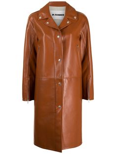 Jil Sander однобортное пальто