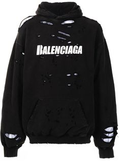 Balenciaga худи оверсайз с логотипом