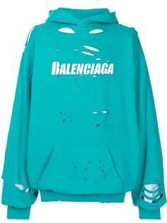 Balenciaga худи оверсайз с логотипом