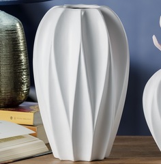 Ваза Ad trend ceramic д18см 27.5см белая