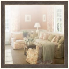 Зеркало в широкой раме 60 x 60 см, модель P037035 Аурита