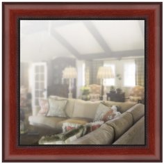 Зеркало в широкой раме 40 x 40 см, модель P045080 Аурита