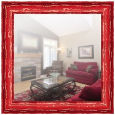 Зеркало в широкой раме 40 x 40 см, модель P045072 Аурита