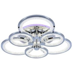 Светодиодная люстра 8002/3+3 CHR 144W+8W RGB Profit Light