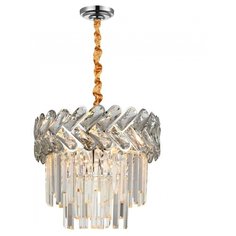 Подвесная люстра Natali Kovaltseva ARMOUR 81436/6C CHROME 40W Хром