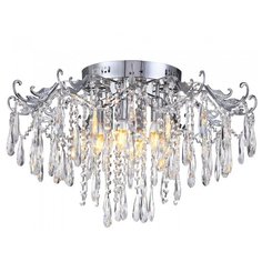 Потолочная люстра Natali Kovaltseva GIOCONDA 81431/6C CHROME 40W Хром