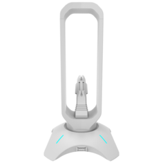 Подставка для гарнитуры 3 в 1, трос для мыши и USB-концентратор Canyon CND-GWH200PW, белая