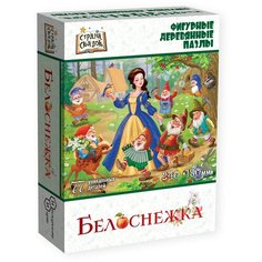 Страна сказок Фигурный деревянный пазл "Белоснежка" Нескучные игры