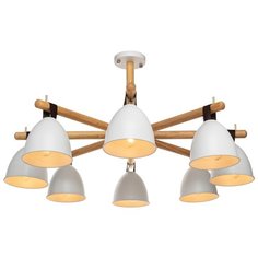 Люстра потолочная Lamplandia L1381 DECIZE WHITE, 8*E27*макс 40Вт