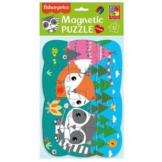 Пазлы на магните Fisher-Price "В лесу" 12 элементов Vladi Toys