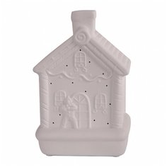 Светильник настольный керамический белый "Пряничный домик" DG Home