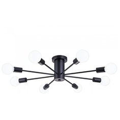 Потолочная люстра Natali Kovaltseva LOFT 75140/8C BLACK 8*40W чёрный