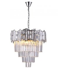 Подвесная люстра Natali Kovaltseva ROSSANA 81425/8C CHROME 40W Хром