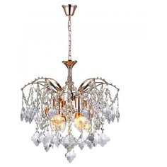 Подвесная люстра Natali Kovaltseva MORGANA 81426/4C GOLD 40W Золото