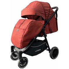 Прогулочная коляска Luxmom красная