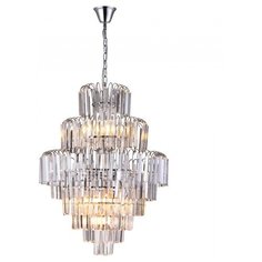 Подвесная люстра Natali Kovaltseva NIAGARA 81424/12C CHROME 40W Хром