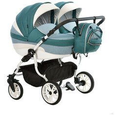 Коляска для двойни Indigo INDIGO DUO (08), малахит