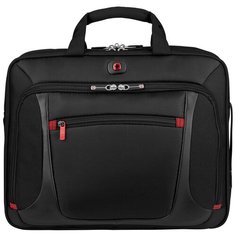 Портфель для ноутбука 15 WENGER, черный, полиэстер/ПВХ, 40 x 15 x 33 см, 9 л