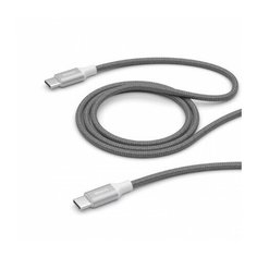 USB ДАТА-КАБЕЛЬ DEPPA D-72304 TYPE-C TO TYPE-C АЛЮМИНИЙ/НЕЙЛОН (3А) 1.2М ГРАФИТОВЫЙ DEPPA 02098
