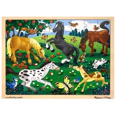 Рамка-вкладыш Melissa & Doug Резвые лошади (3801), 48 дет.