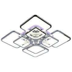 Светодиодная люстра ProfitLight 8057/4+4 CHR 224W+12W RGB