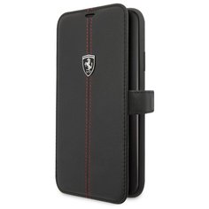 Чехол Ferrari для iPhone 11 Pro Max Heritage W Booktype Leather Black