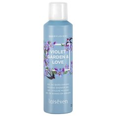 Laiseven / 200 мл. Гель-мусс для душа с ароматом фиалки MOUSSE VIOLET