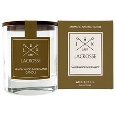 Ароматическая свеча в стекле «Сандал и бергамот» Lacrosse круглая Ambientair
