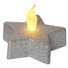 Свечи светодиодные SHINE, 2 шт., цвет - серебрянный, 067-34 Star Trading