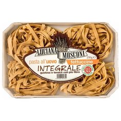 Яичная паста Феттуччине из цельнозерновой муки 250 г, Fettuccine integrali, Luciana Mosconi 250 gr