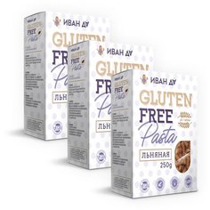 Паста льняная Иван Да безглютеновая, 3шт по 250г