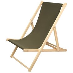 Шезлонг KETT-UP PICNIC ECO, оливковый