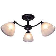 Люстра IMEX MD.1092-3-S BK+CH, E27, 180 Вт