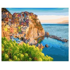Картина по номерам ВанГогВоМне, 40х50см - Чинкве-Терре, Италия Paintboy