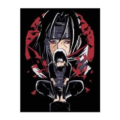 Картина по номерам Paintboy Original PK 10503 Аниме.Итачи 40х50 см.