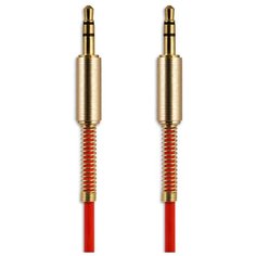 Кабель Belsis BS3017, Jack 3.5 mm - Jack 3.5 mm, вилка - вилка, 0.95 м, красный, стерео, Коробка с EAN