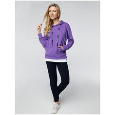 Костюм спортивный женский Xarizmas, X1-ST001-8_42, фиолетовый/тёмно-синий