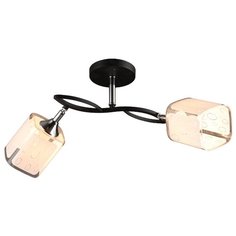 Люстра потолочная 2*60Вт Е27 MD.3499-2-S BK+CH Imex