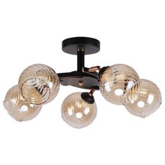 Люстра потолочная подвесная 5*60Вт E27 MD.KA-0016-5 BK+PGD Imex
