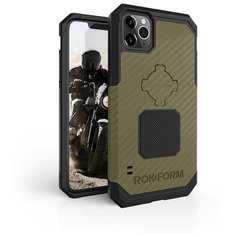 Противоударный чехол-накладка Rokform Rugged Case для iPhone 11 Pro Max со встроенным магнитом.. Материал: поликарбонат. Цвет: зеленый.