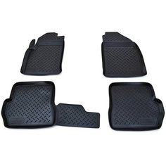 Комплект ковриков салона NorPlast NPL-Po-22-19 для Ford Fiesta 4 шт. чёрный