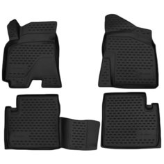 Комплект ковриков салона ELEMENT 3D6322210 для Chery Tiggo 3 4 шт. черный