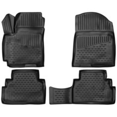 Комплект ковриков салона ELEMENT 3D02279210 для Kia Soul 4 шт. черный