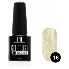 Гель-лак 3 в 1 TNL Professional One step, 6 мл, №16 - золото Майя