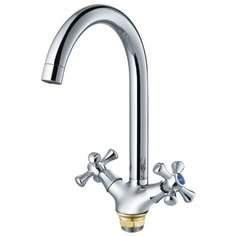 Cron Смеситель для кухни (мойки) с высоким поворотным изливом, хромированный, CN4242-2