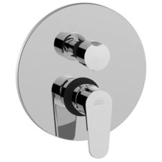 Смеситель Paffoni, серии GREEN, встраиваемый для душа на 2 выхода, хром GR018CR