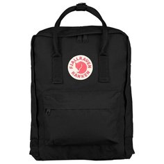 Рюкзак Fjallraven Kanken Laptop 15", черный, 28х16х40 см, 18 л