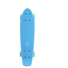 Пластиковый скейт PLANK MINIBOARD 22 (Голубой)