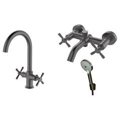 Orange Mia M34-381gr душевой набор, графит