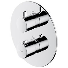 Встраиваемый смеситель-термостат внешняя часть Omnires Y Y1236ROCR на 2 источника, для BOXTE2F, хром